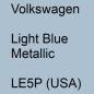 Preview: Volkswagen, Light Blue Metallic, LE5P (USA).